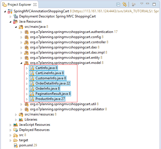 Create a Java Shopping Cart  Application using Spring MVC and